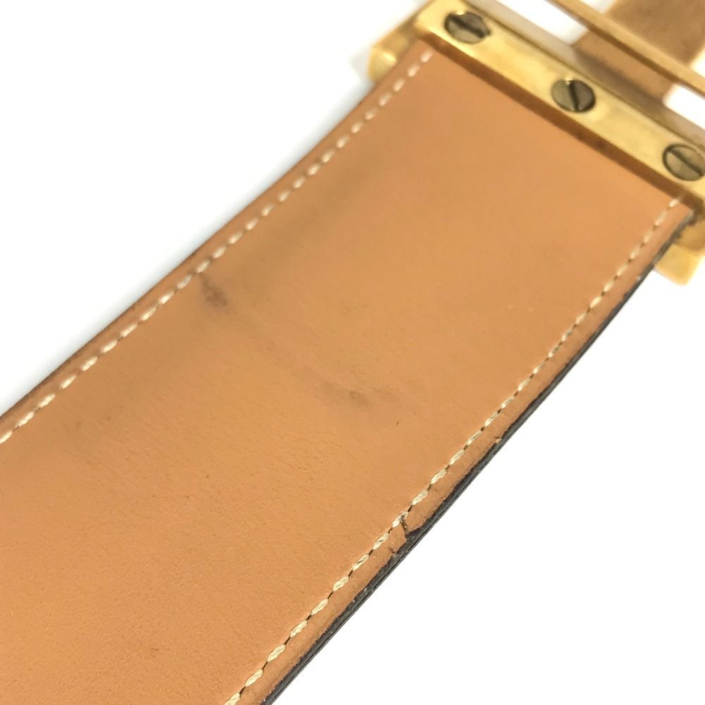 Hermes Belt Hhardware Big Logo Constance Leather Black — view 4