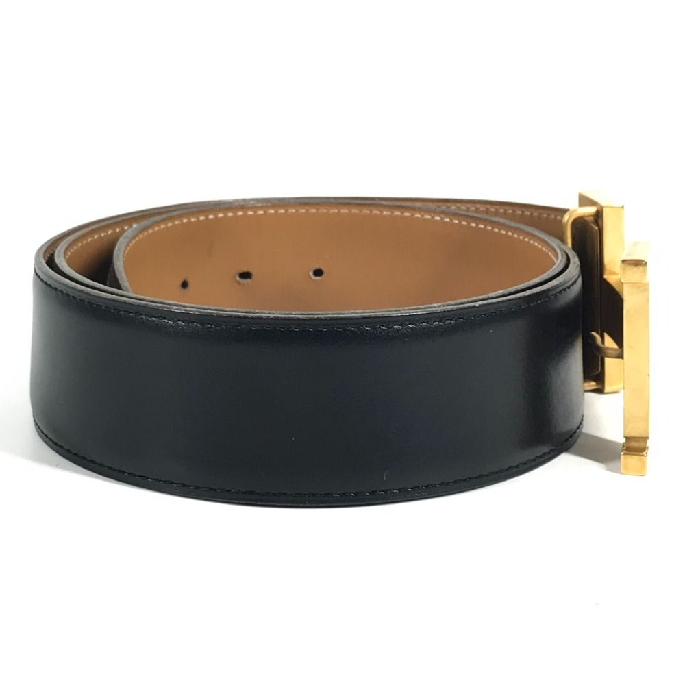 Hermes Belt Hhardware Big Logo Constance Leather Black — view 6
