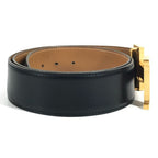 Hermes Belt Hhardware Big Logo Constance Leather Black — view 6