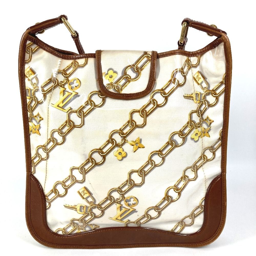 Louis Vuitton Shoulder Bag Musette Vinyl Leather White — view 2