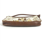 Louis Vuitton Shoulder Bag Pochette Vinyl Leather White — view 5