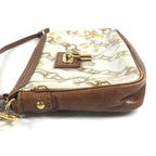 Louis Vuitton Shoulder Bag Pochette Vinyl Leather White — view 3