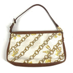 Louis Vuitton Shoulder Bag Pochette Vinyl Leather White — view 2