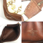Louis Vuitton Shoulder Bag Pochette Vinyl Leather White — view 8