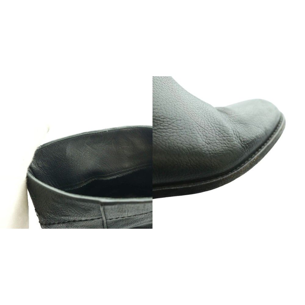 Chanel Leather Middle Boots Short CC Logo 35C Black SS OS — view 8