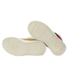 Gucci Shearling Boots Short Length Interlocking Sherry Line 35 Beige Heel — view 6