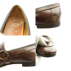 Gucci Vintage Leather Loafers Brown SS OS — view 9