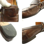 Gucci Vintage Leather Loafers Brown SS OS — view 8