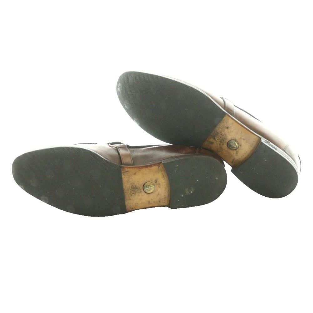 Gucci Vintage Leather Loafers Brown SS OS — view 6