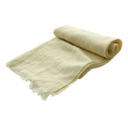 Gucci Wool Silk GG Pattern Shawl Scarf Ivory SS OS — view 5