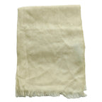 Gucci Wool Silk GG Pattern Shawl Scarf Ivory SS OS — view 2