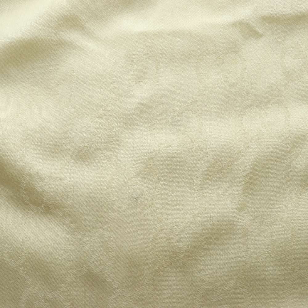 Gucci Wool Silk GG Pattern Shawl Scarf Ivory SS OS — view 6