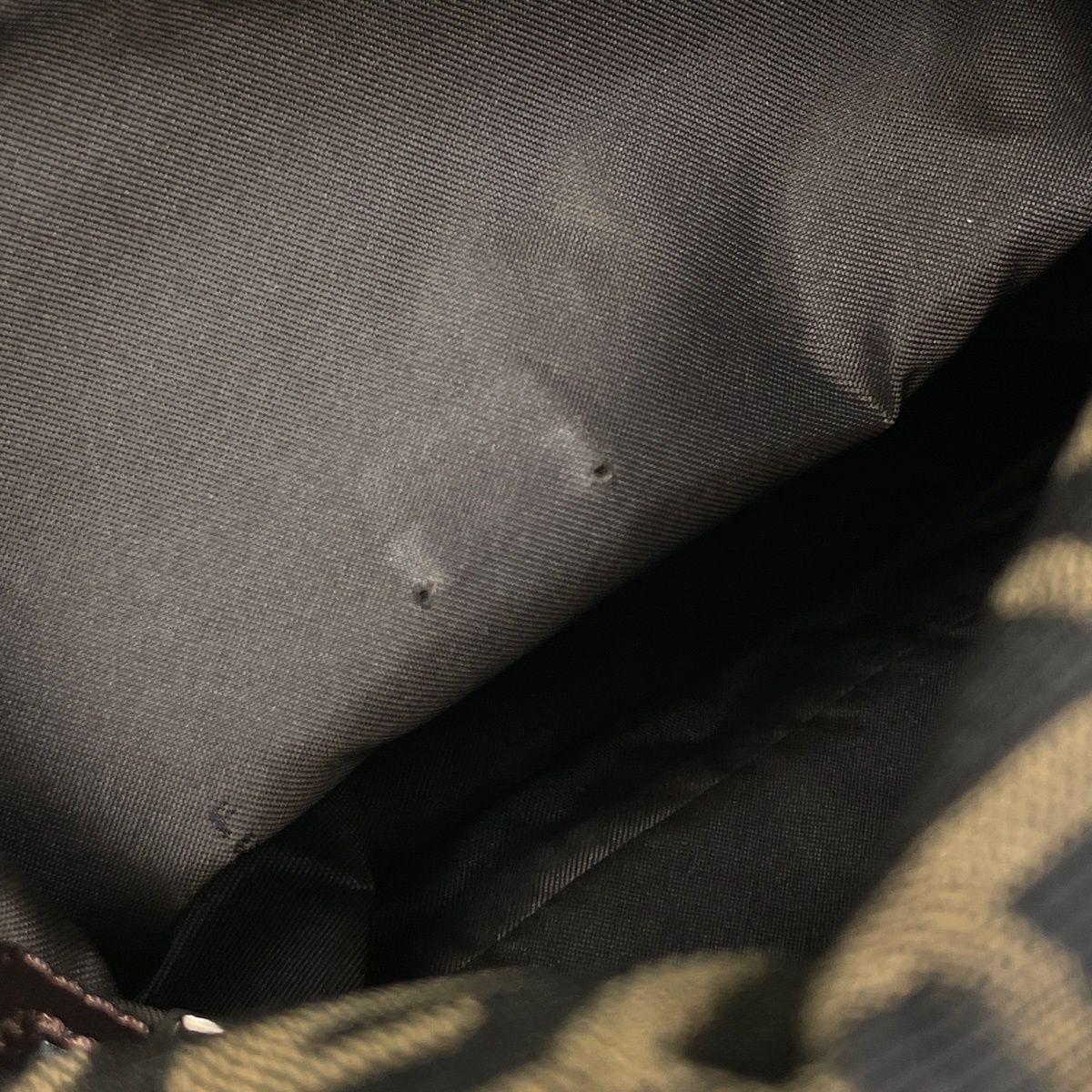 Fendi Zucca Pattern Shoulder Bag Canvas Brown — view 8