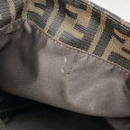Fendi Zucca Pattern Shoulder Bag Canvas Brown — view 7