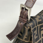 Fendi Zucca Pattern Shoulder Bag Canvas Brown — view 5