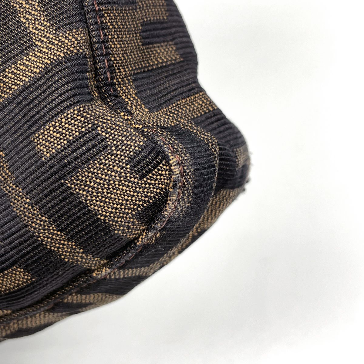 Fendi Zucca Pattern Shoulder Bag Canvas Brown — view 3