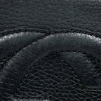 Gucci Soho Shoulder Bag Fringe Interlocking Leather Black — view 4
