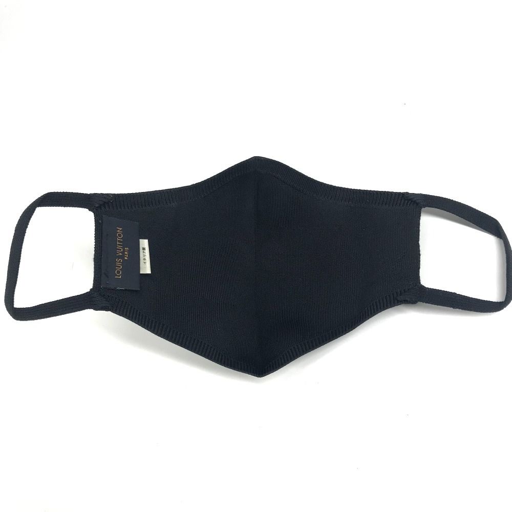Louis Vuitton Mask Maille Nylon Black Pouch — view 2