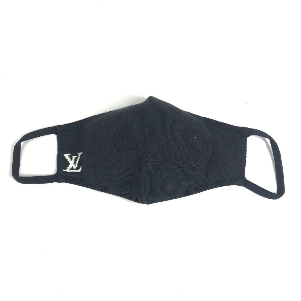 Louis Vuitton Mask Maille Nylon Black Pouch — view 7
