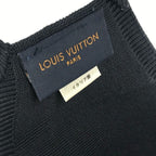 Louis Vuitton Mask Maille Nylon Black Pouch — view 4