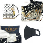 Louis Vuitton Mask Maille Nylon Black Pouch — view 9