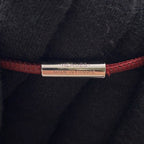 Hermes Necklace Tatta Sole Tatouage GM Rouge Grena Silver — view 8