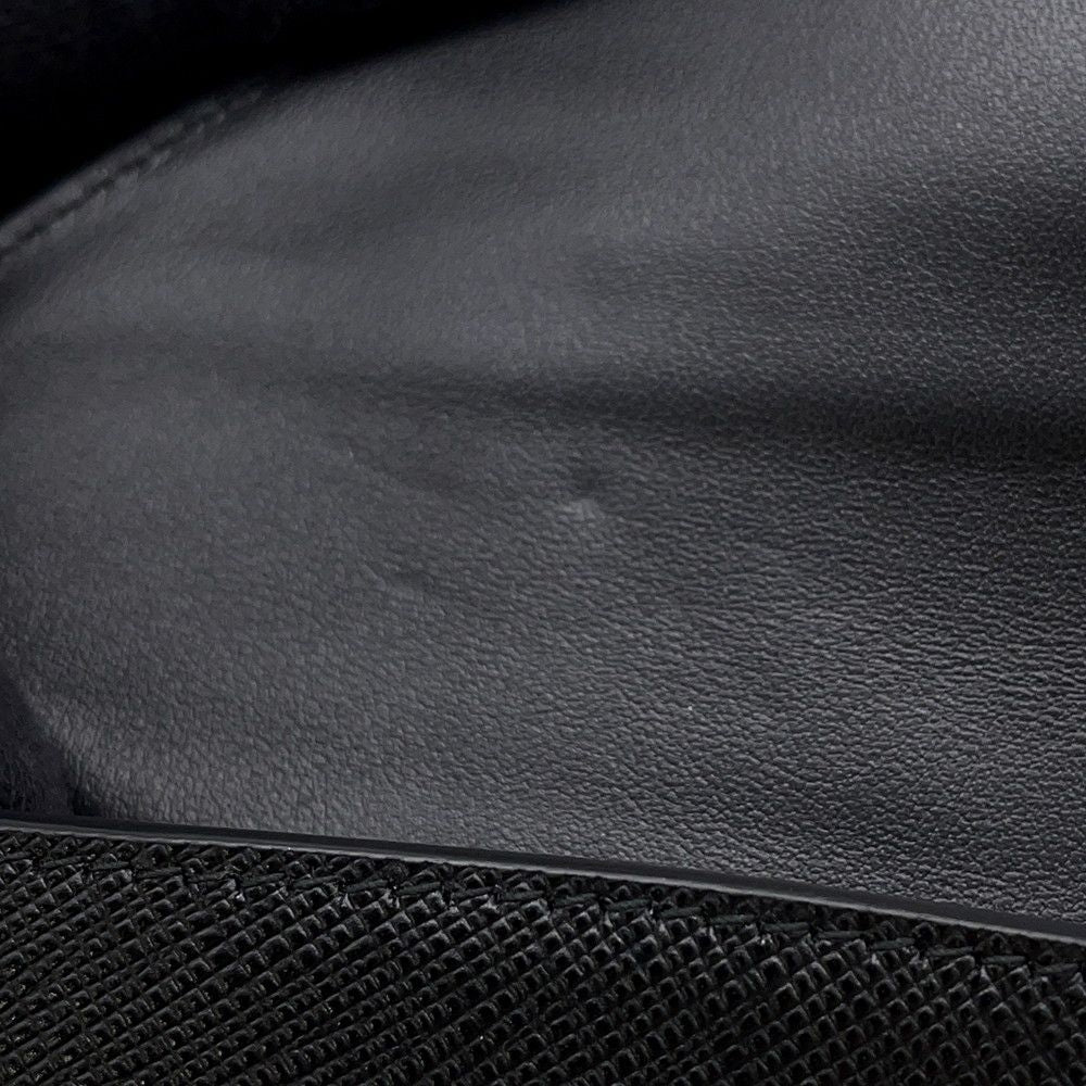 Prada Pouch Triangle Saffiano Leather Black — view 8