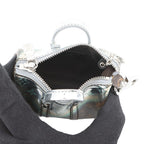 Louis Vuitton Bag Charm Monogram Metallic Mirror Mini Keepall Silver-brown — view 5