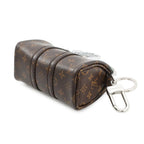 Louis Vuitton Bag Charm Monogram Metallic Mirror Mini Keepall Silver-brown — view 2