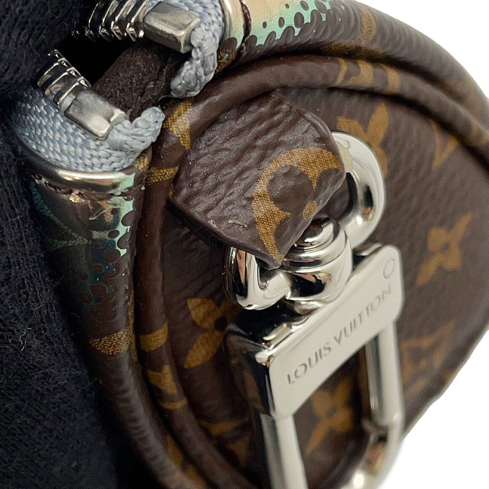 Louis Vuitton Bag Charm Monogram Metallic Mirror Mini Keepall Silver-brown — view 8