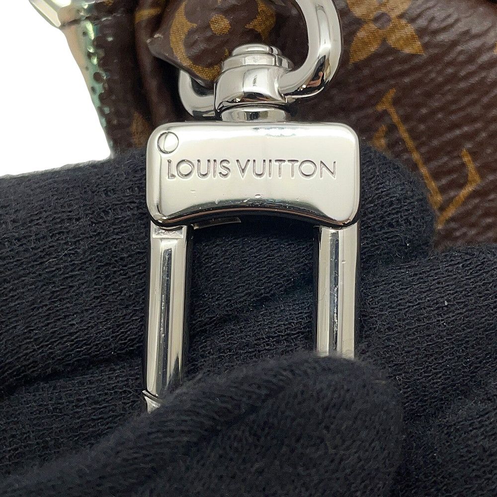 Louis Vuitton Bag Charm Monogram Metallic Mirror Mini Keepall Silver-brown — view 9