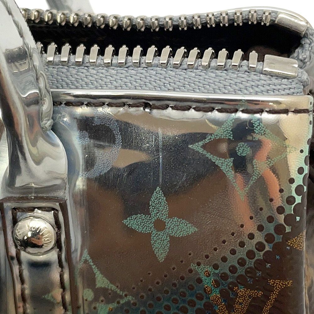 Louis Vuitton Bag Charm Monogram Metallic Mirror Mini Keepall Silver-brown — view 6