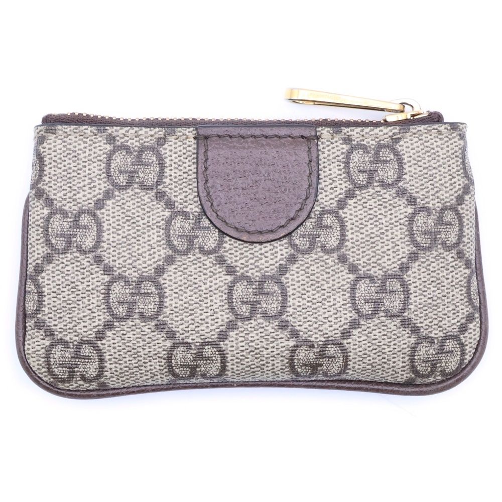 Gucci GG Supreme Ophidia Ebony Coin Case Beige — view 2