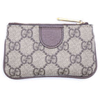 Gucci GG Supreme Ophidia Ebony Coin Case Beige — view 2