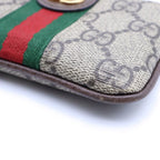 Gucci GG Supreme Ophidia Ebony Coin Case Beige — view 6