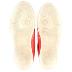 Dior Leather Lace Up Sneakers German Trainer Red — view 5