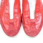 Dior Leather Lace Up Sneakers German Trainer Red — view 6
