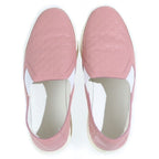 Gucci Micro Guccissima Embossed Leather Sneakers Slip on Pink — view 4