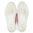 Gucci Micro Guccissima Embossed Leather Sneakers Slip on Pink — view 5