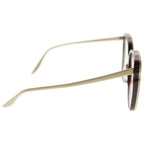 Gucci Butterfly Big Frame Sunglasses Beige — view 3
