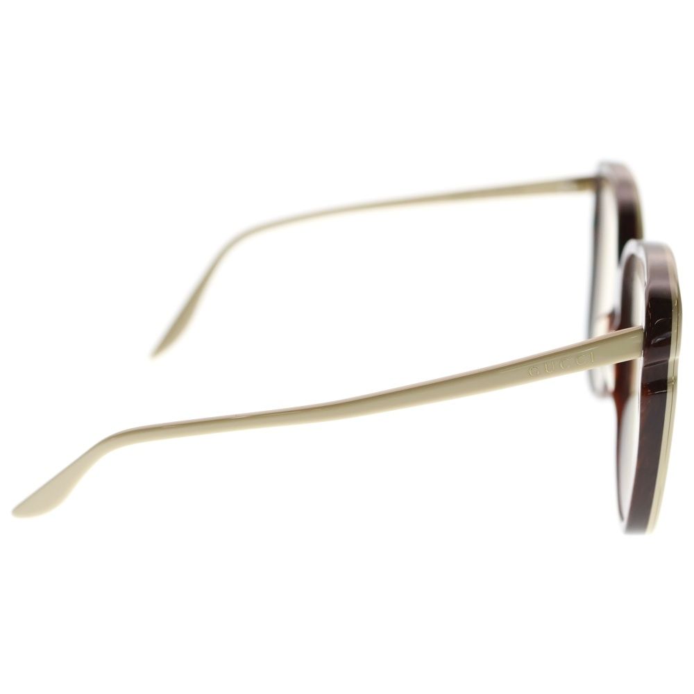Gucci Butterfly Big Frame Sunglasses Beige — view 3