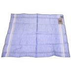 Hermes Relief Cotton Handkerchief Blue — view 2