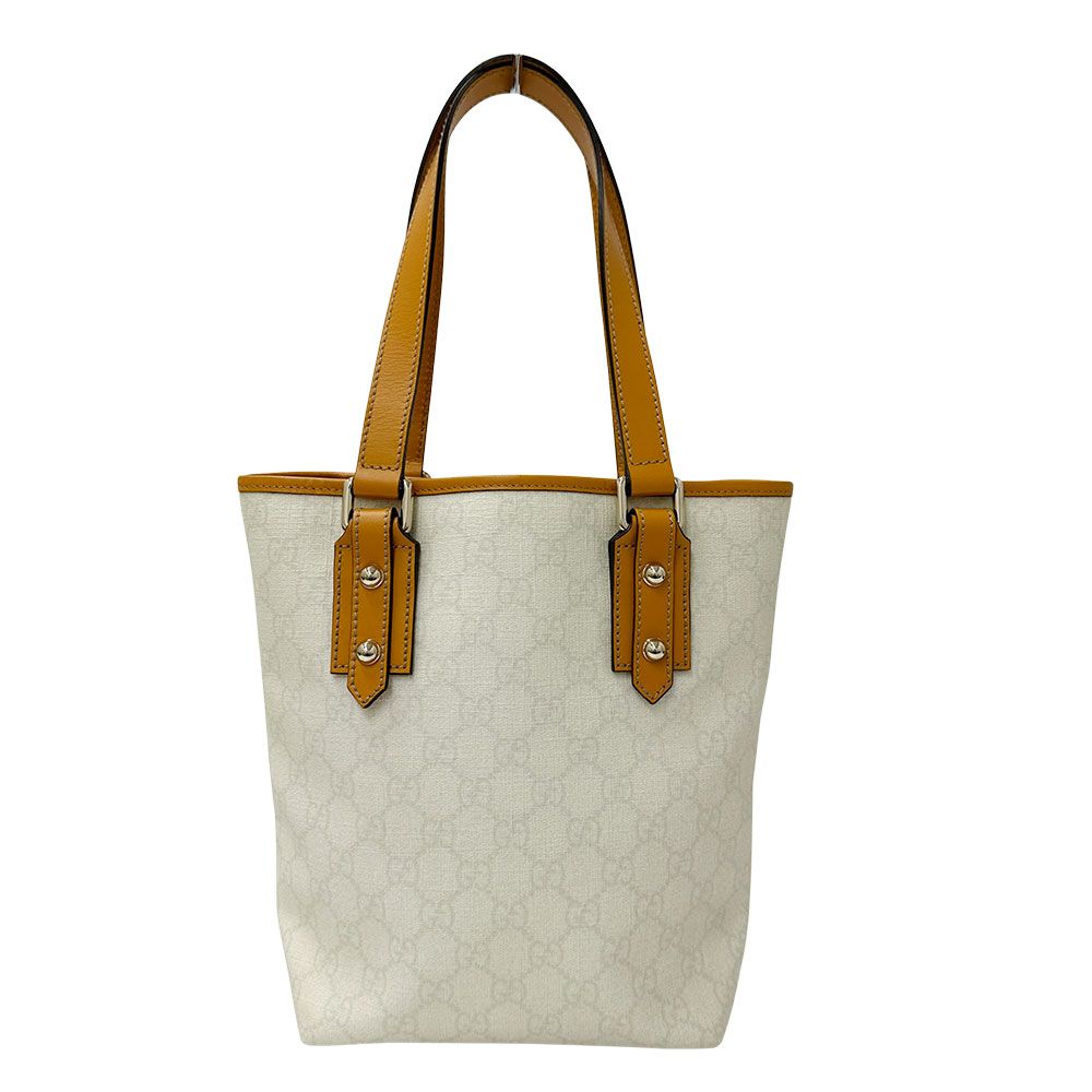 Gucci Bag GG Plus Handbag White Orange — view 2