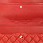 Chanel Quilted 30 Lambskin Double Flap Chain Leather Shoulder Bag — view 5