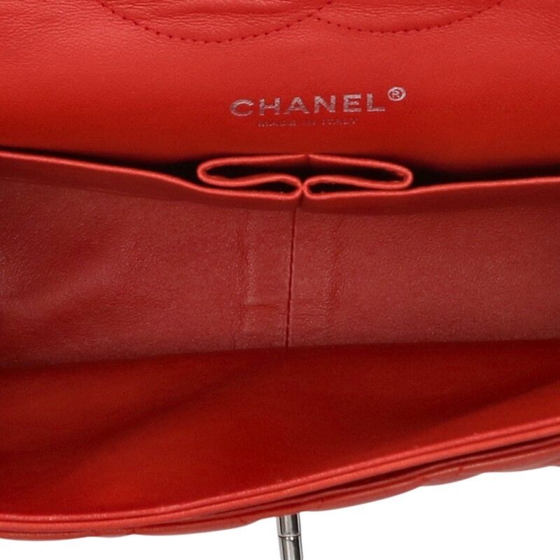 Chanel Quilted 30 Lambskin Double Flap Chain Leather Shoulder Bag — view 3