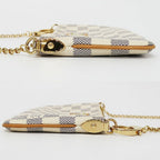Louis Vuitton Pochette Mirror MM Damier Azur Pouch Mini Bag — view 4