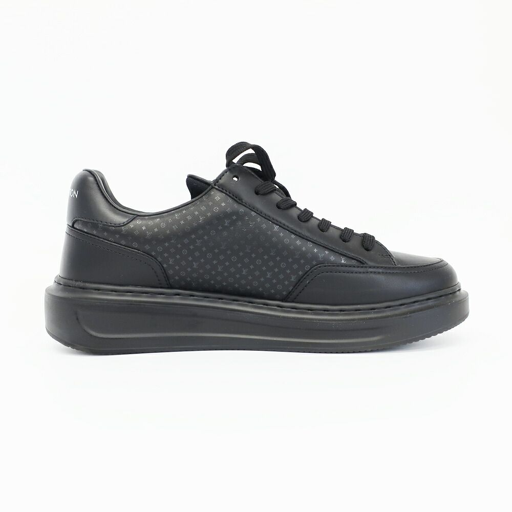 Louis Vuitton Beverly Hills Sneakers Micro Monogram Black — view 2