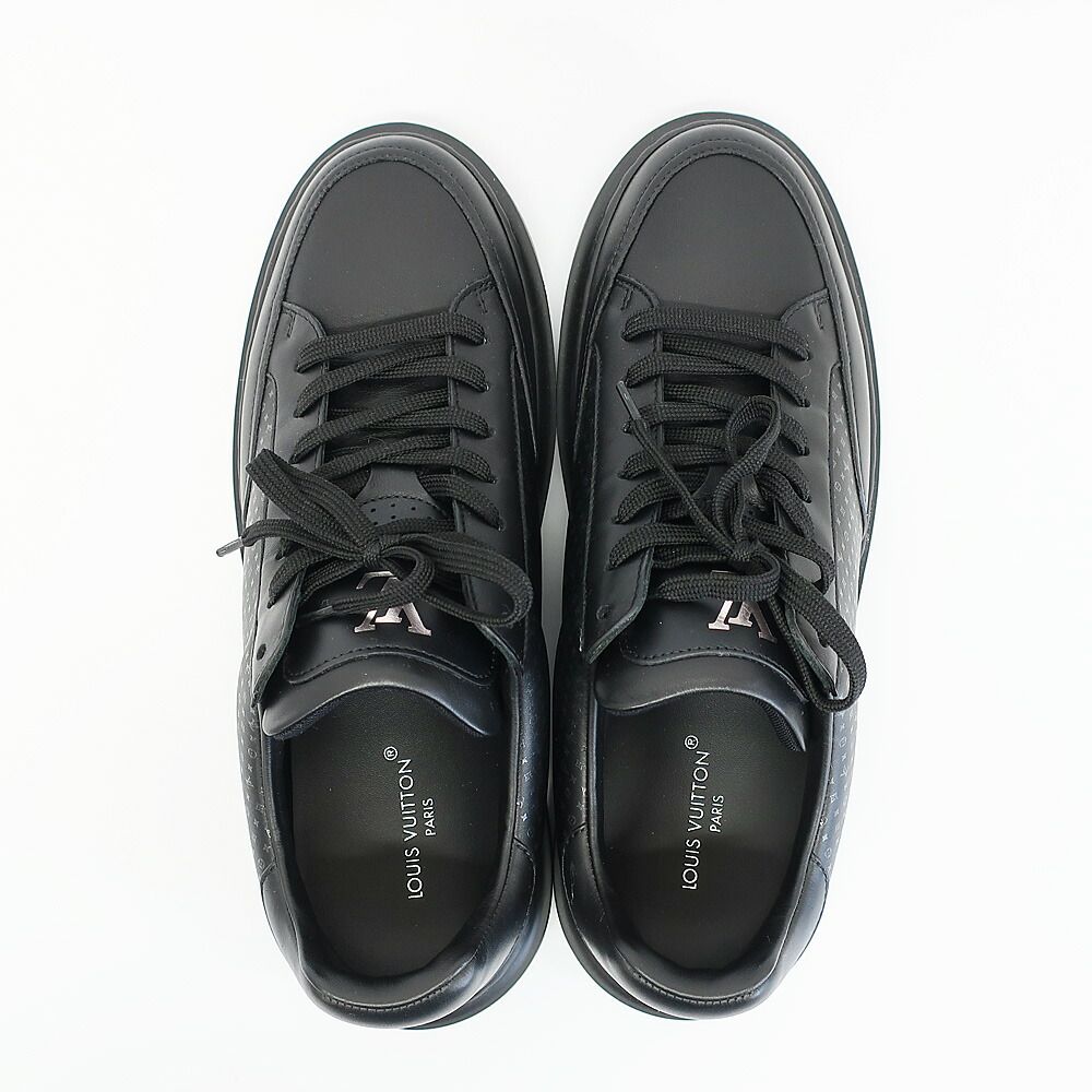 Louis Vuitton Beverly Hills Sneakers Micro Monogram Black — view 3