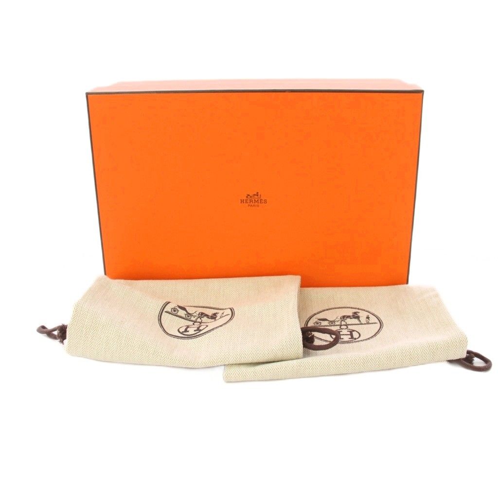 Hermes Avantage Sneakers Leather 35.5 White — view 8