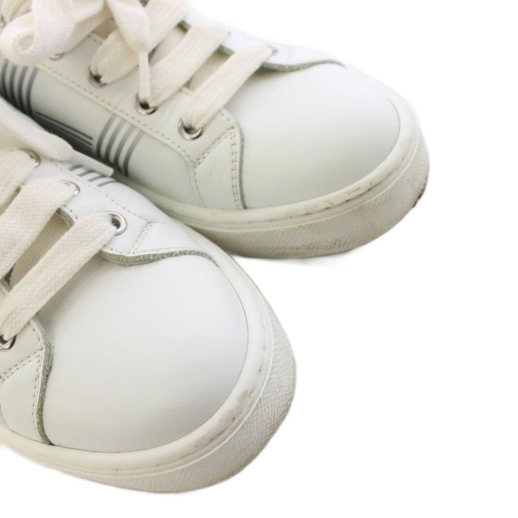 Hermes Avantage Sneakers Leather 35.5 White — view 4